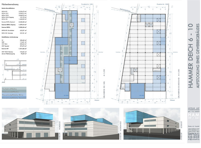 Architekt Hamburg Erweiterung/Sanierung Bürogebäude